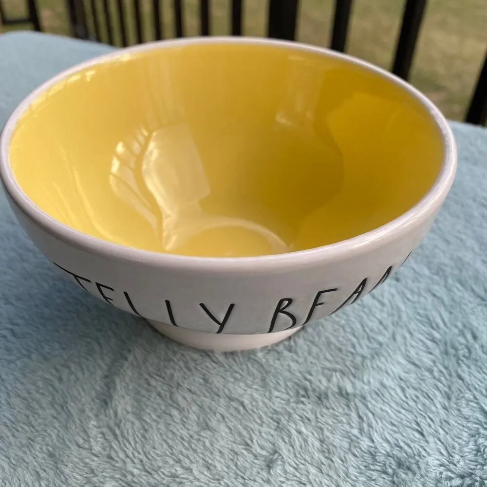 Rae Dunn Yellow Jelly Beans Bowl
